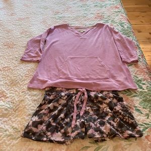 This is a tie dye ladies koolaburra pajama set.